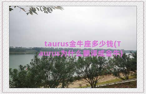 taurus金牛座多少钱(Taurus为什么翻译成金牛)